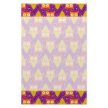 Blue and Orange Owl Pattern Stationery