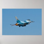 Blue and Orange Poster