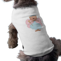 Blue and Pink Bear Fairy pet clothing