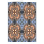 Blue and Pink Kaleidoscope Greeting Card