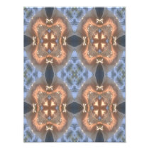 Blue and Pink Kaleidoscope Photo Art