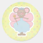 Blue and Pink Mouse Fairy Stickers