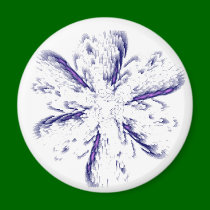 Blue and Purple Explosion magnets