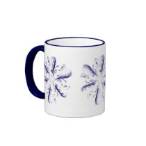 Blue and Purple Explosion mugs