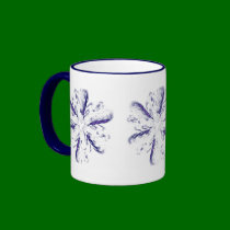 Blue and Purple Explosion mugs