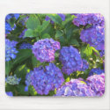 Blue and Purple Hydrangeas Mouse Pad
