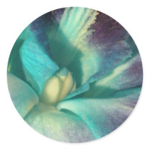 Blue and purple orchid close up stickers by perfectpostage Blue and purple orchid close up stickers