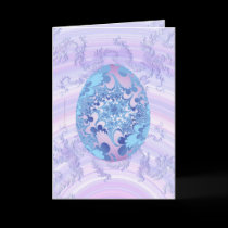 Blue and Purple Painted Egg cards