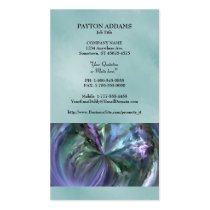 Blue and Purple Pastels Brush Stroke Abstract Business Cards