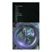 Blue and Purple Pastels Brush Stroke Abstract Business Card