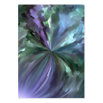 Blue and Purple Pastels Brush Stroke Abstract Business Card Template