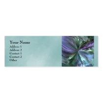 Blue and Purple Pastels Brush Stroke Abstract Business Card