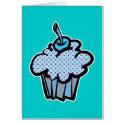 blue and purple polka dots cupcake cards by cupcakewear blue and purple polka dots cupcake cards