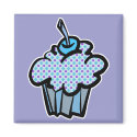 blue and purple polka dots cupcake magnets by cupcakewear blue and purple polka dots cupcake magnets