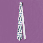 blue and purple polka dots cupcake
