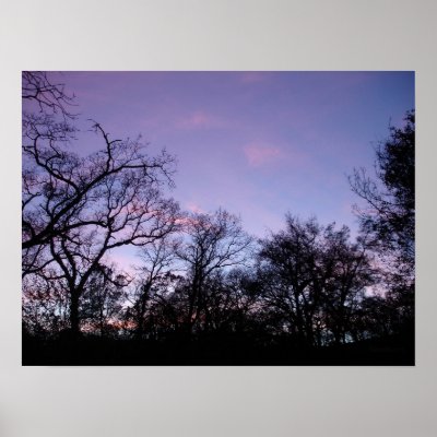 blue and purple sky poster by Web420