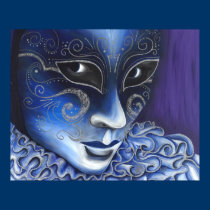 Blue and Silver Flair posters