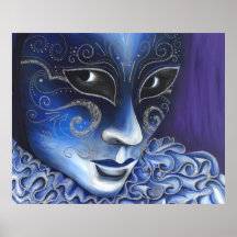 Blue and Silver Flair Posters