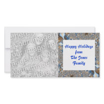 blue and silver photo cards by DonnaGrayson blue and silver photo cards