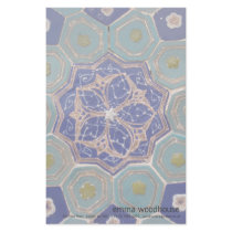 Blue and Turquoise Maiolica Tiles Customized Stationery