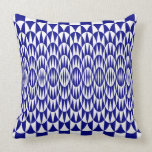 Blue and white arches pillows