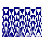 Blue and White Arches Postcard postcards