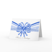 Blue and White Candy Cane Bouquet cards