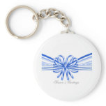 Blue and White Candy Cane Bouquet Key Chains