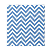 Blue and White Chevron zigzag Pattern