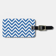Blue and White Chevron zigzag Pattern