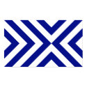 Blue and White Chevrons