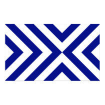 Blue and White Chevrons posters