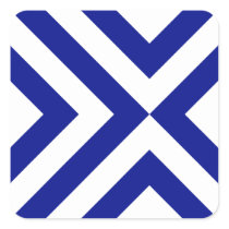 Blue and White Chevrons stickers