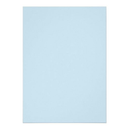 Blue and White Cross Baptism Photo Invitation