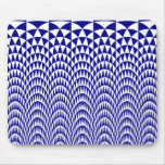 blue and white curtain mousepad mousepads