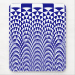 blue and white curtain mousepad mousepads