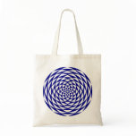 blue and white flower bags