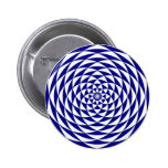 blue and white flower buttons