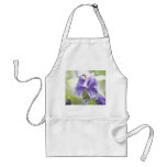 Blue And White Frilly Columbine Apron
