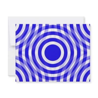 blue_and_white_interlocking_concentric_circles invites by CreativeColours