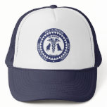 Blue&and;White Logo 1 Trucker Hat