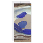 Blue And White Seaglass rack cards