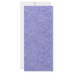 Blue and white security type background image personalized rack card