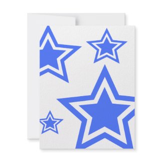 Blue And White Stars 4.25