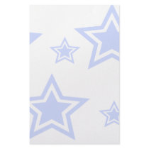 Blue And White Stars 5.5" x 8.5" Paper stationery by nottynotebooks Blue And White Stars 5.5" x 8.5" Paper stationery