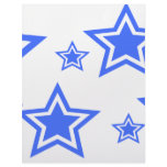 Blue And White Stars 8.5" x 11" Paper Personalized Letterhead
