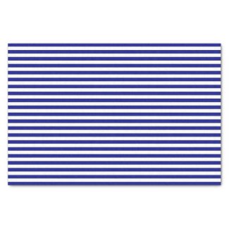 Blue and White Striped Tissue Paper 10" X 15" Tissue Paper