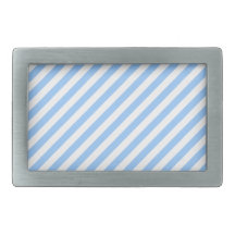 Blue and White Stripes. Belt Buckles