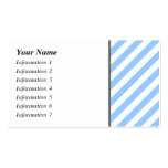 Blue and White Stripes. Business Cards