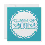Blue and White Swirl Class of 2012 Announcement